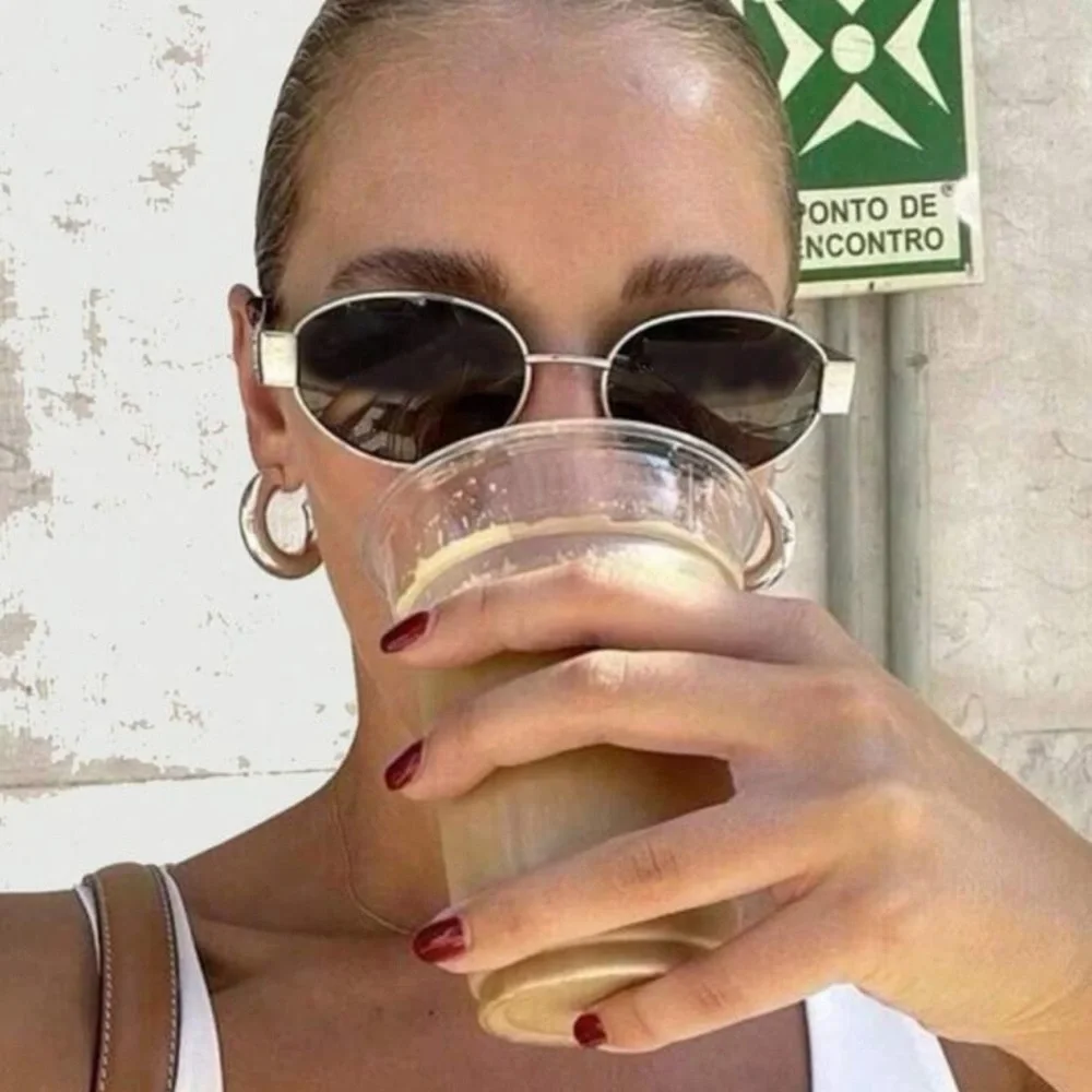 Chic Black and gold Sunglasses